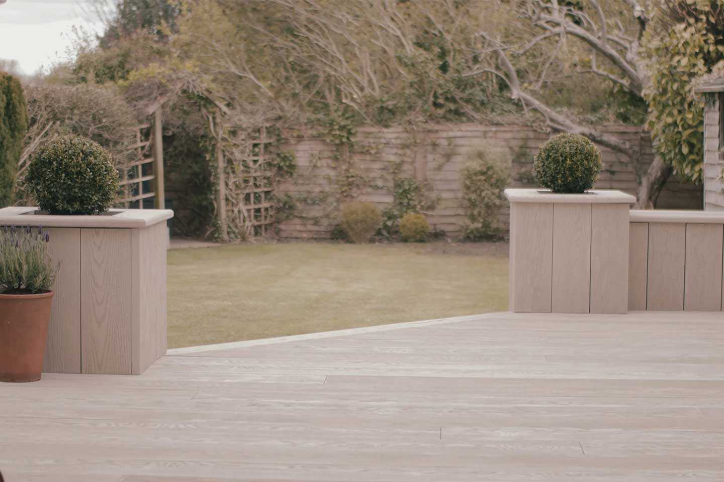Millboarding makeover Limed Oak